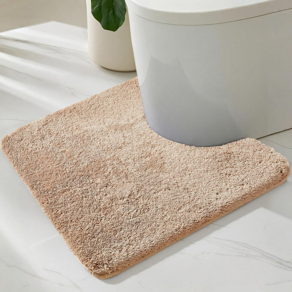 TYUU Black Bathroom Rug, Ultra Soft Bath Rugs Non Slip Washable, Super Absorbent Quick Dry Small Bath Mat with Rubber Backing for Bathroom Floor, Shower, or Sink, Black 16" x 24"