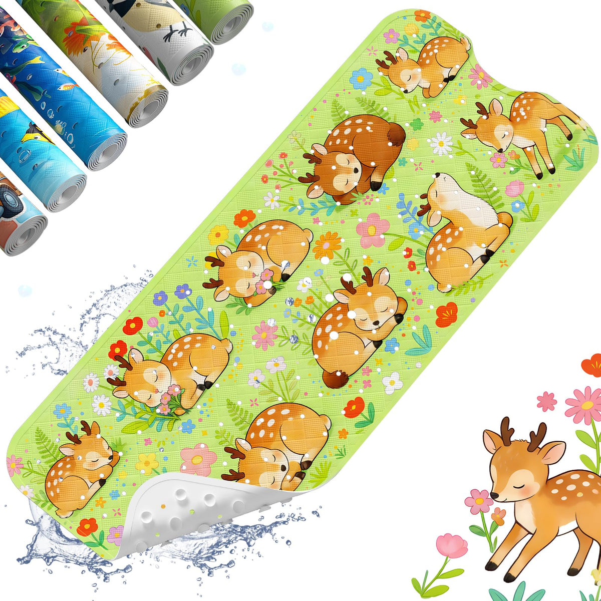 XIYUNTE Bath Mat for Tub Non Slip Bathtub Mat Non Slip 40x16 Baby Bath Mat