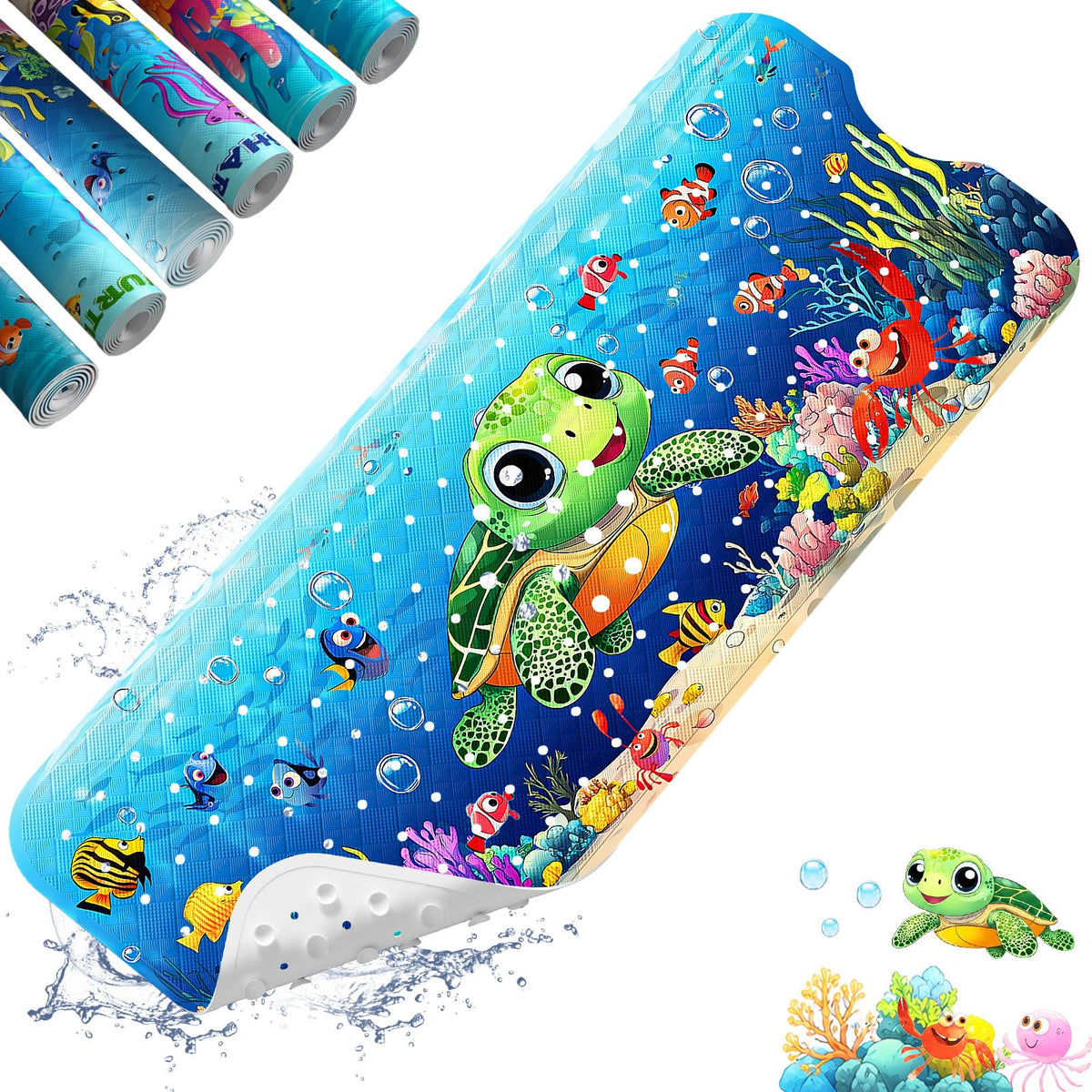 XIYUNTE Bath Mat for Tub Non Slip Bathtub Mat Non Slip 40x16 Baby Bath Mat