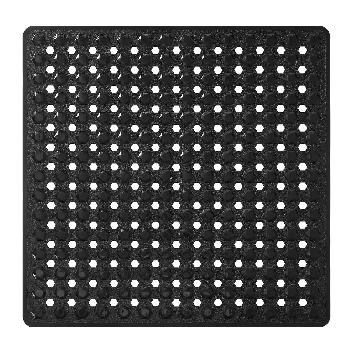 Yimobra Bathtub Mat Non Slip, 27.5"X15.5" Machine Washable Shower Floor Mat, Soft on Feet, Bathmat with Drain Holes and Suction Cups, Bathroom Essentials, White
