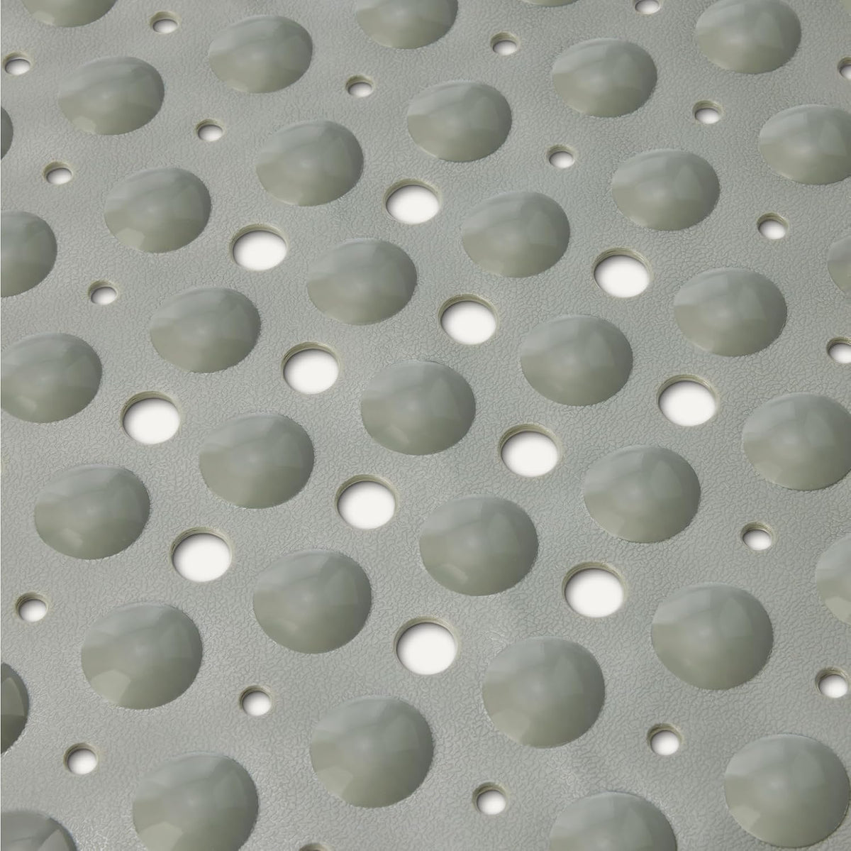 Amazon Basics Non-Slip Bath Mat with Suction Cups for Tub and Shower, Easy to Clean, 40" x 16", Grey