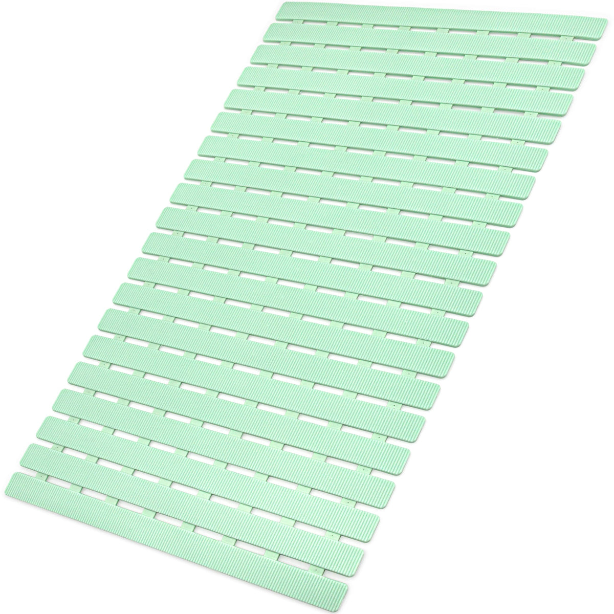 MBOSS Bath Tub Shower Mat Non Slip Bathtub Mats for Bathroom Shower Floor Mat Bath Mats for Shower Tub Anti Slip Shower Mat with Drain Hole and Large Suction Cups (Black, 27.5 X 15.7 Inch)