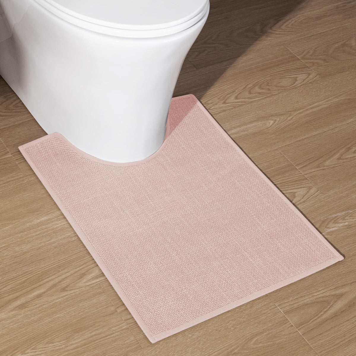 chakme Bathroom Rugs Mat 24x17, Ultra Thin Non Slip Bath Mat Small Quick Dry Absorbent Bath Mat for Bathroom Floor, (Black, 24"x17")