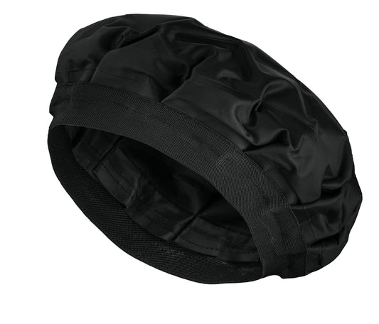 Tifara Beauty Deep Conditioning Cordless Heat Cap for Spa Care at Home, Gel Thermal Technology for Scalp Treatment, Natrual Hair Steamer Gel Cap, Black