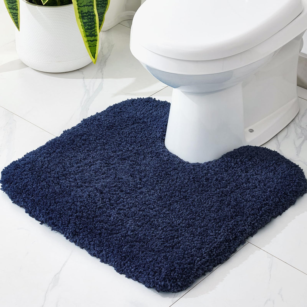 Disolla Gray Bathroom Rugs 17x24, Microfiber Non-Slip Plush Small Bath Mat
