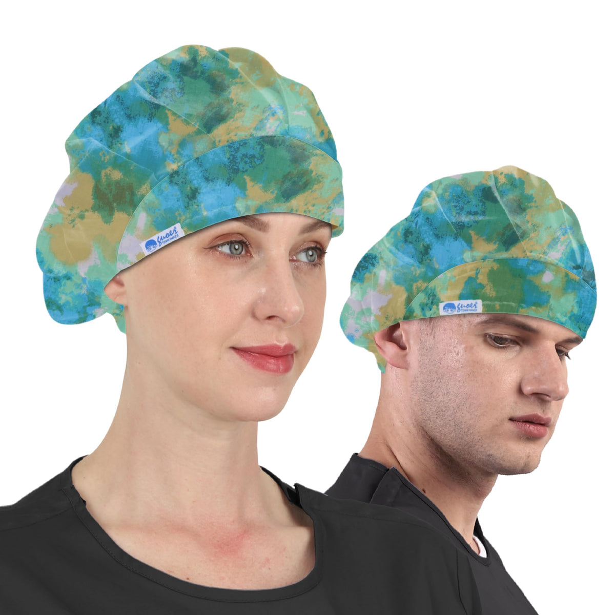 GUOER Hat Bouffant Cap One Size Multi Color