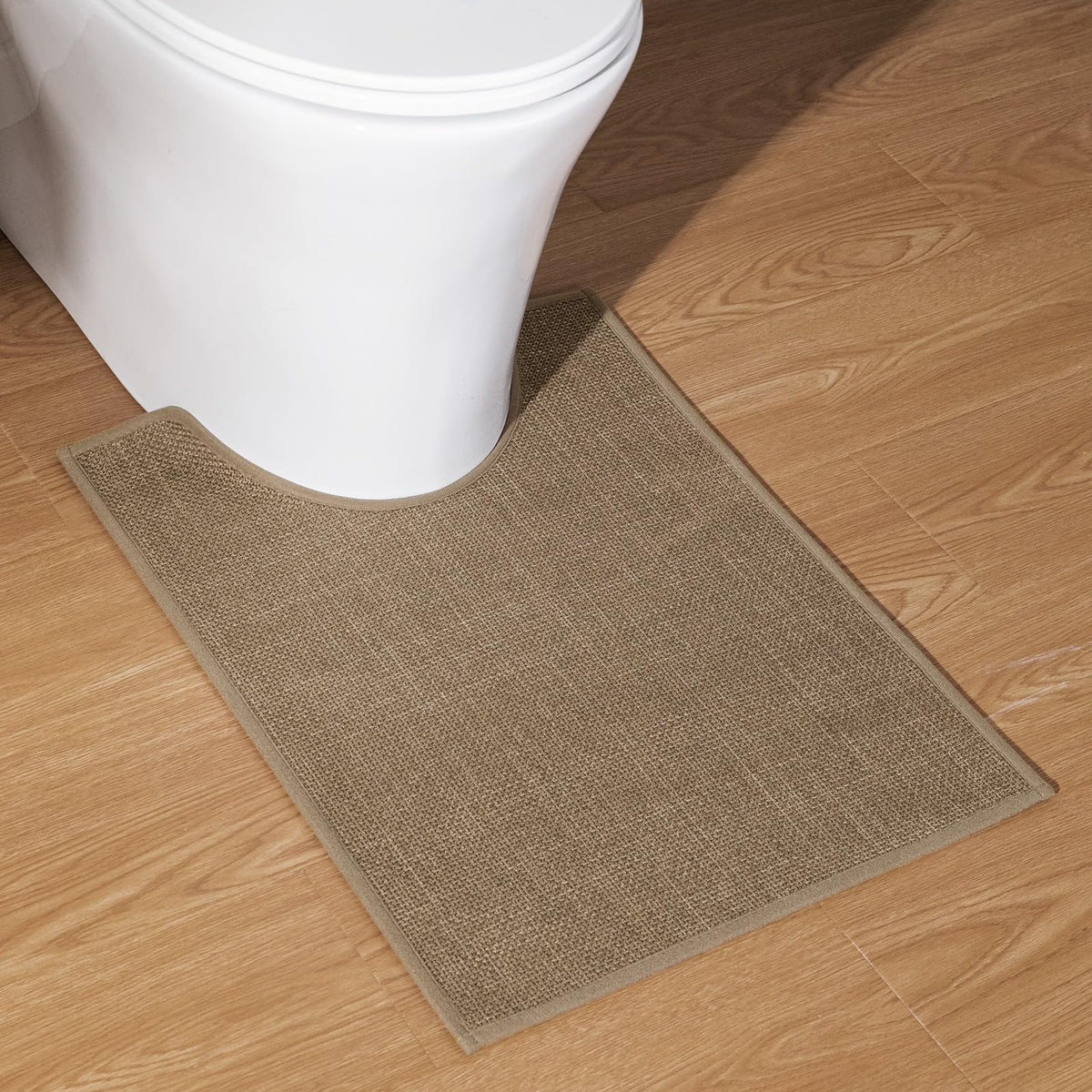 chakme Bathroom Rugs Mat 24x17, Ultra Thin Non Slip Bath Mat Small Quick Dry Absorbent Bath Mat for Bathroom Floor, (Black, 24"x17")