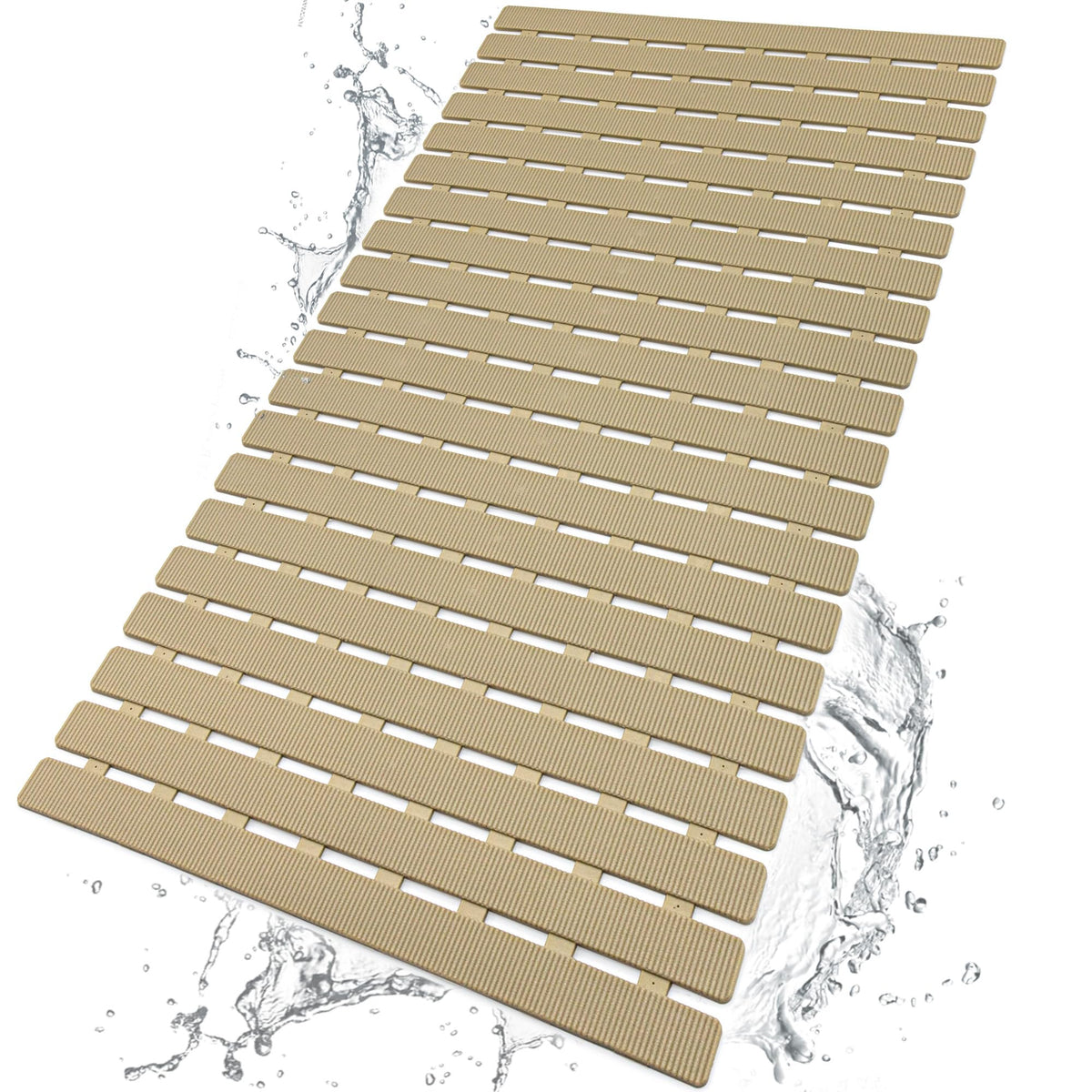 BEMISO Shower Mat Non Slip Bathtub Mat 27.5 x 15.7 Inch Bath Mat for Tub
