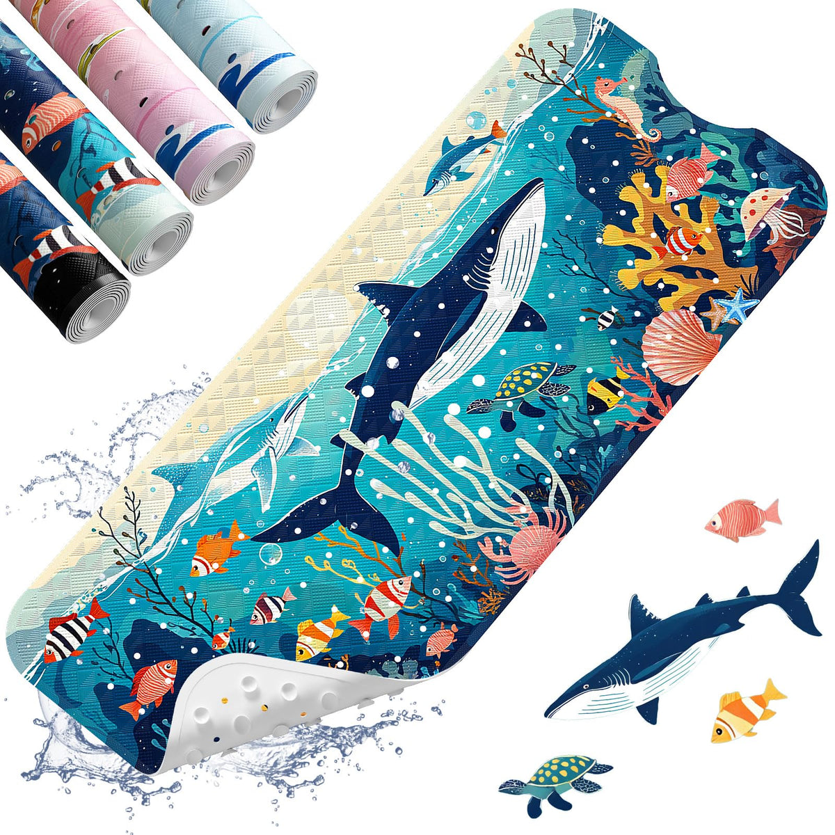 XIYUNTE Bath Mat for Tub Non Slip Bathtub Mat Non Slip 40x16 Baby Bath Mat