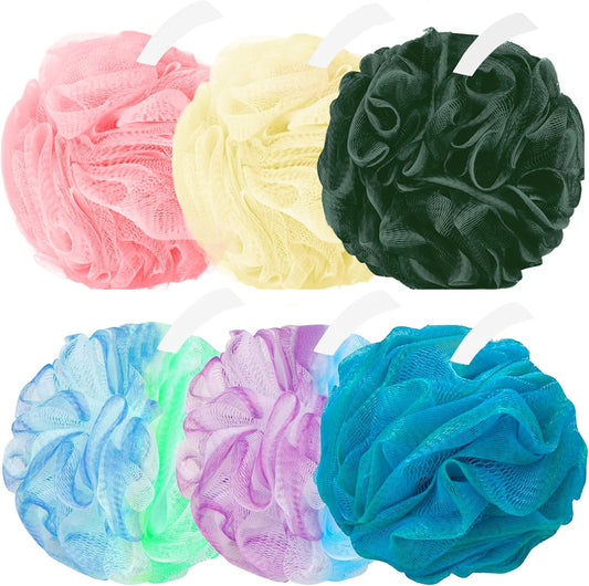 Amazerbst loofah,6 Pack Shower loofah loofah Sponge,Bath Sponge Body Scrubber for Women and Men