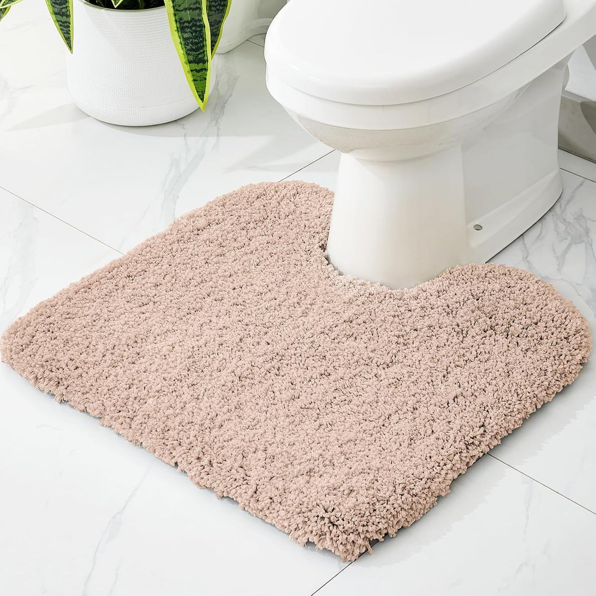 Disolla Gray Bathroom Rugs 17x24, Microfiber Non-Slip Plush Small Bath Mat