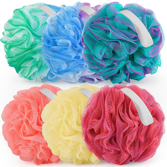 6Pack 100g XXL Large Loofah,Bath Sponge