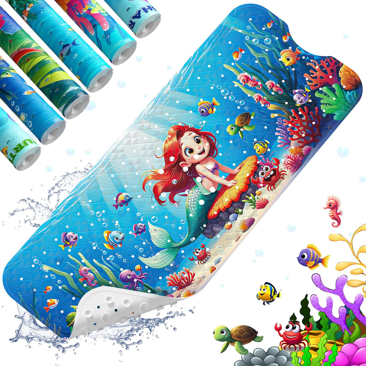 XIYUNTE Bath Mat for Tub Non Slip Bathtub Mat Non Slip 40x16 Baby Bath Mat