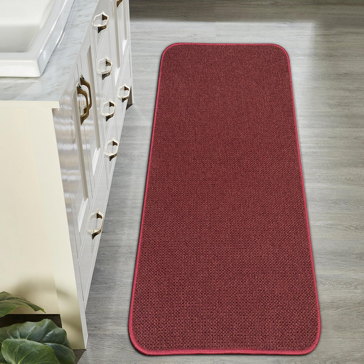 Bath Mat,Ultra Thin Bathroom Rugs,Rubber Bath Mats for Bathroom,No Slip Bath Rugs,Quick Dry,Machine Washable,Low Pile,Absorbent,Shower Outside,Sink,Home Decor Accessories.Blue,1'5"x2'3"(17x27inch)