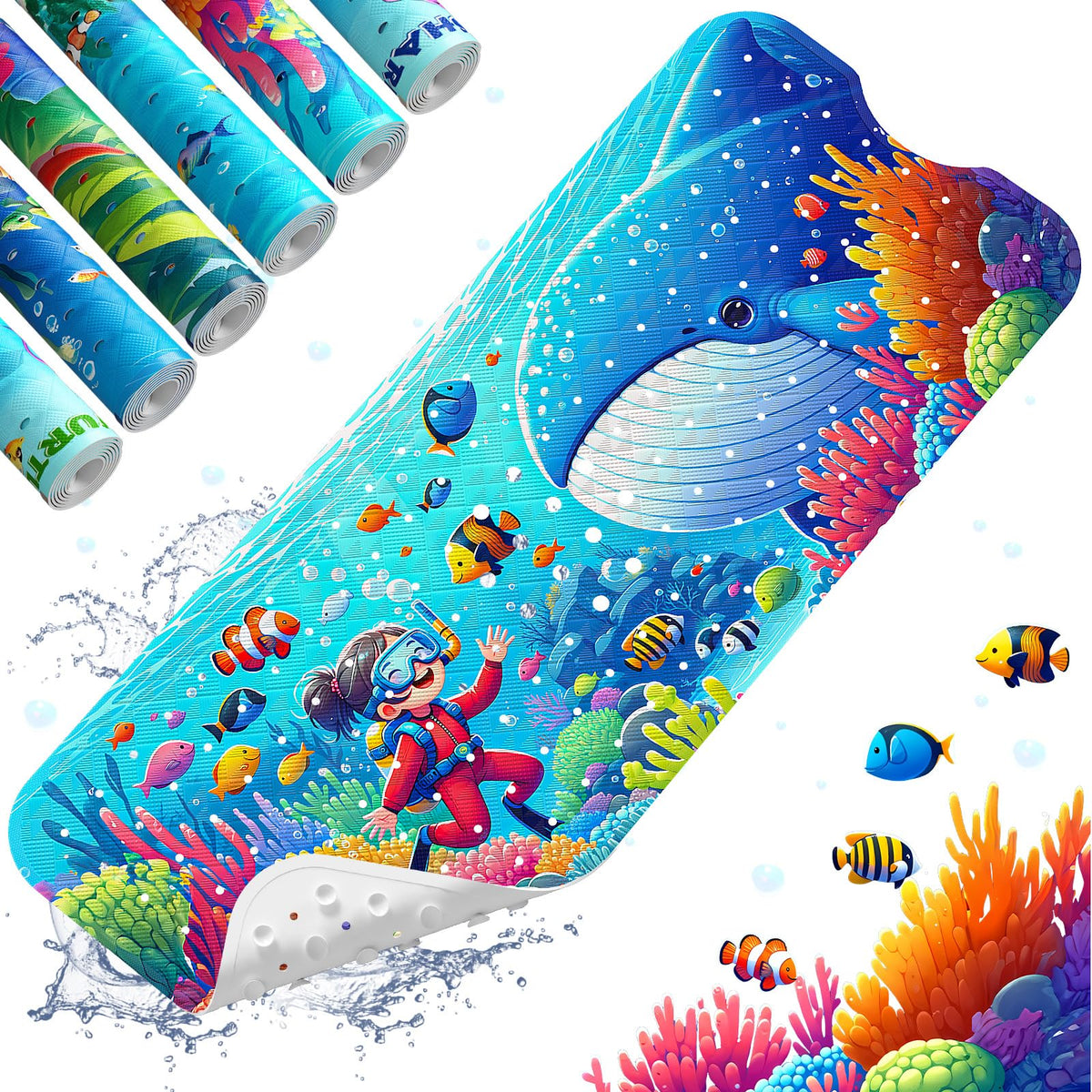 XIYUNTE Bath Mat for Tub Non Slip Bathtub Mat Non Slip 40x16 Baby Bath Mat